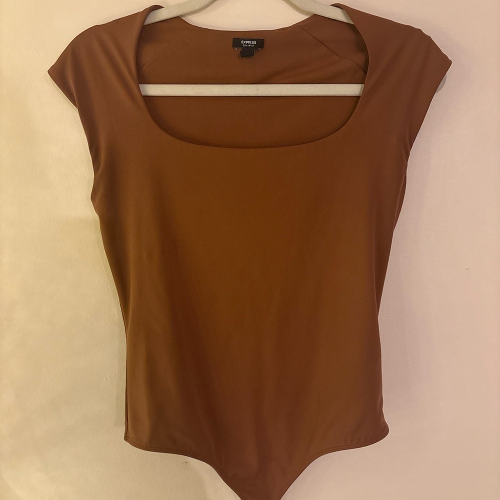 Express Tan Women's Bodysuit